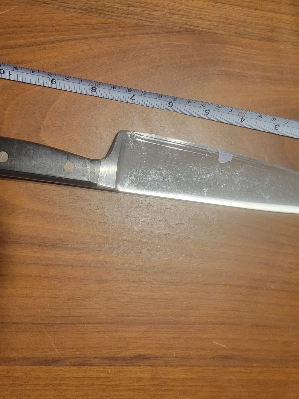 ZWILLING J.A. Henckels Stainless Steel Chef Knife with Black Handle